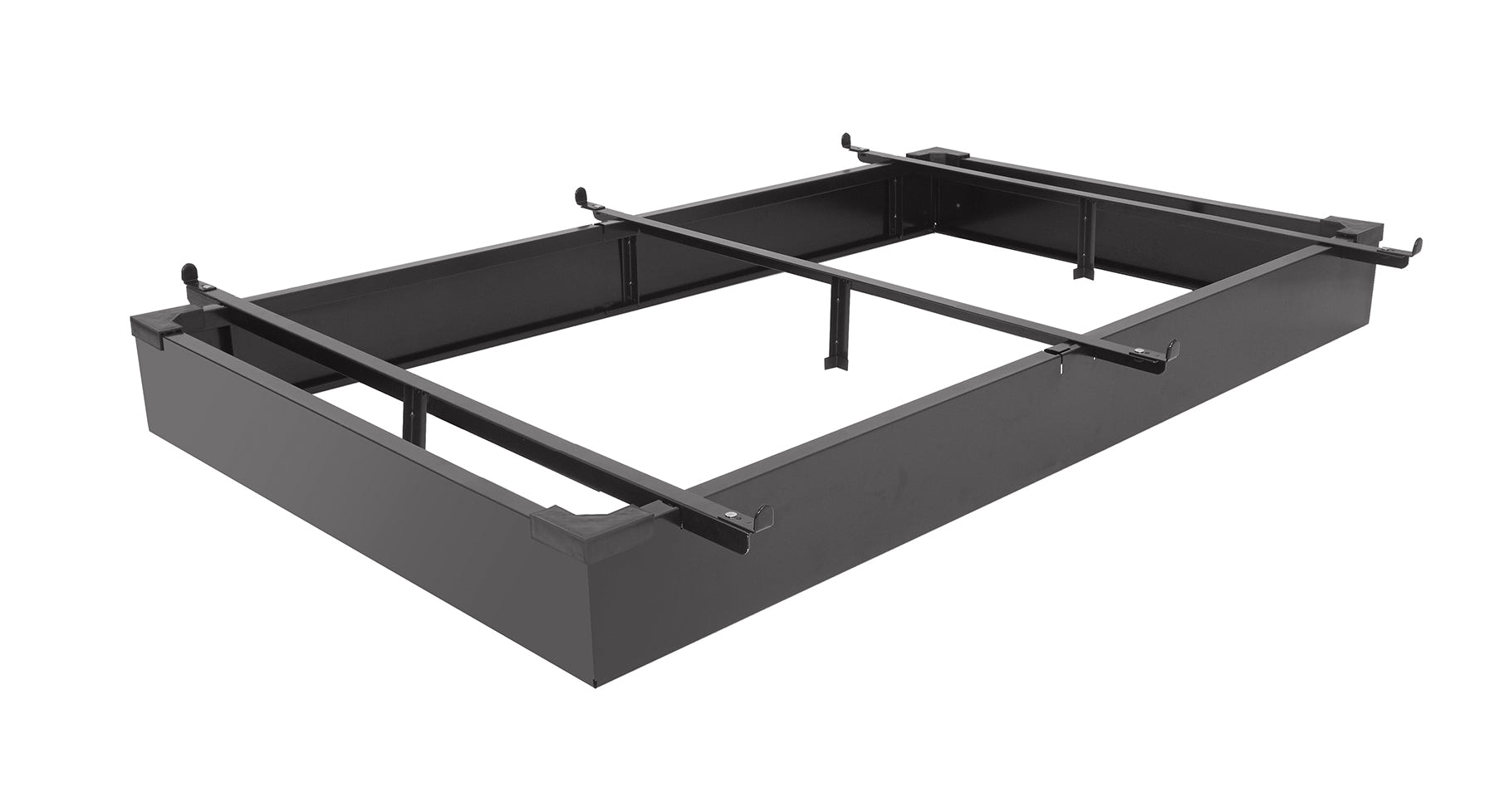 Rize Home Mattresses Metal Hospitality Bed Base in Java Brown 7.5